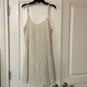 Divided cream dress size M